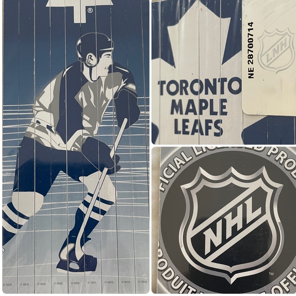 Vintage NHL TORONTO MAPLE LEAFS 10 PENCIL CRAYONS New & Sealed